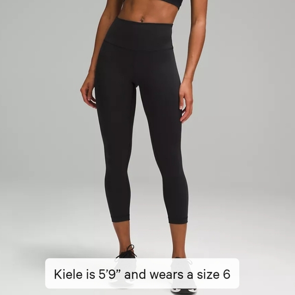 Lululemon 2024 Wunder Train 23" High Rise Black Leggings 6 - Picture 14 of 14